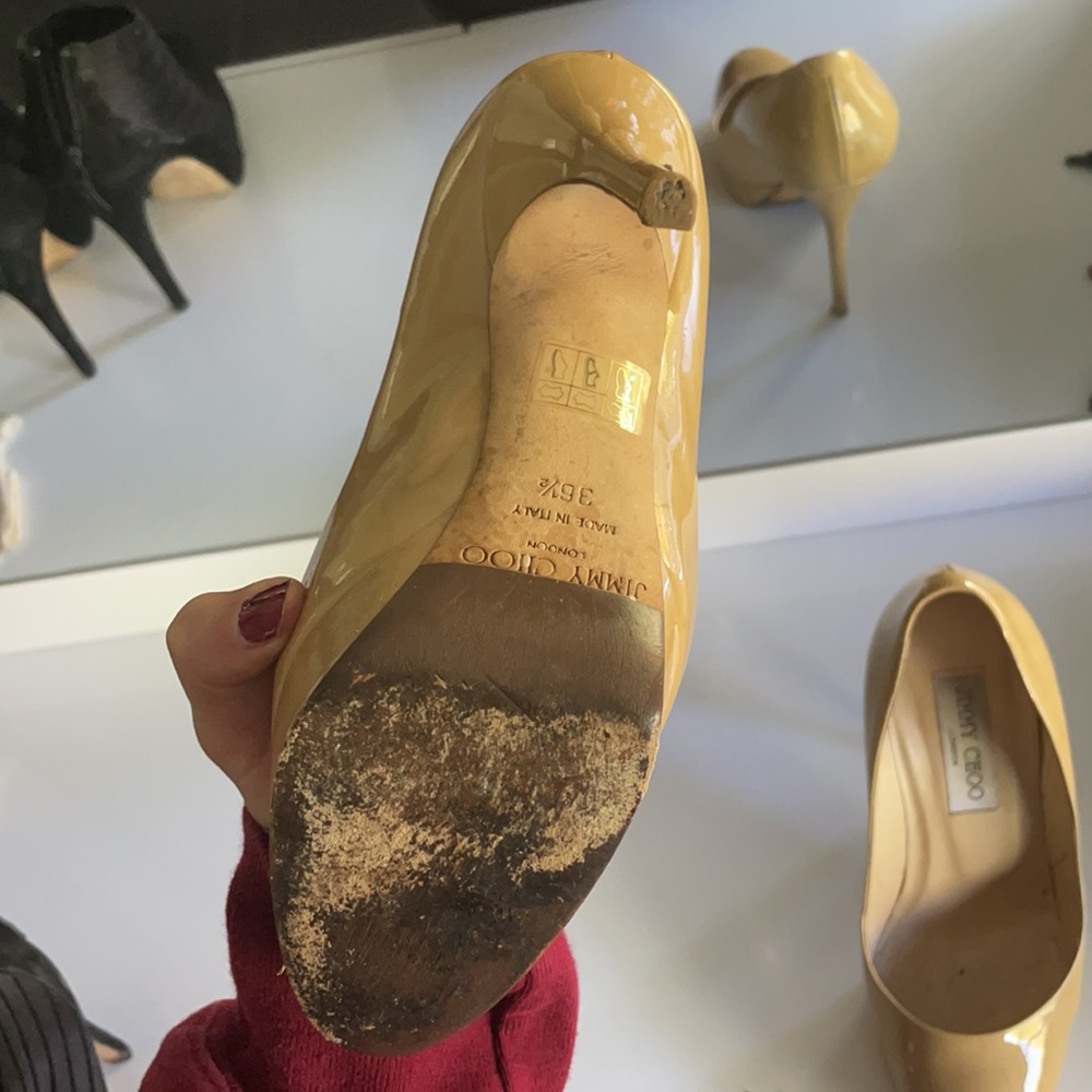 Nude Jimmy Choos - Picture 3 of 4